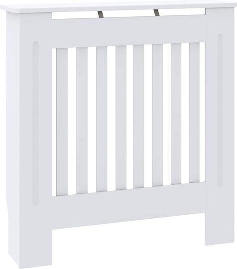Vidaxl Капак за Радиатор 2 Бр Бели 78 x 19 x 81.5 см