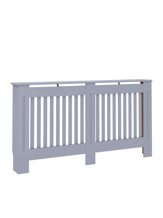 Vidaxl Bettgestell Schutzmatte 2 Stück Grau 152 x 19 x 81,5 cm