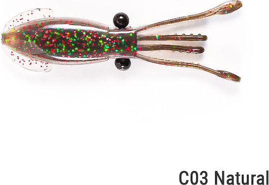 Σιλικονουχο Nikko Dappy Firefly Squid 7.6cm Uv Orange