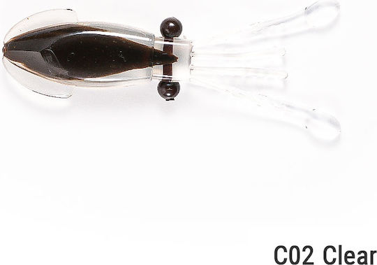 Silikonhaken Nikko Dappy Firefly Tintenfisch-Jigs 7,6cm Uv Holo Flakes