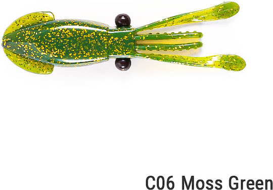 Silikonhaken Nikko Dappy Firefly Tintenfisch-Jigs 7,6cm Uv Holo Flakes