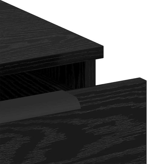 Γραφείο 133x50x75εκ. Μαύρη Δρυς