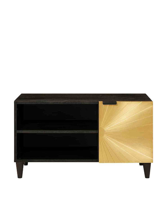 Шкаф за телевизор Black and Gold Д80xШ33xВ46см
