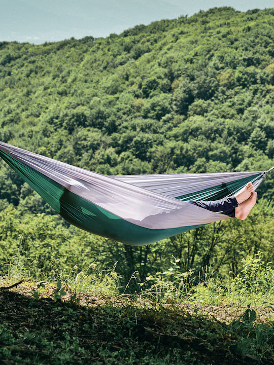 Hängematte Fallschirm Doppelter Stoff Grün 270x140cm