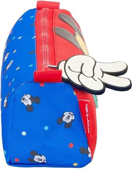 Safta Fabric Pencil Case Blue