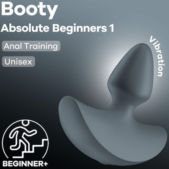 Satisfyer Absolute Beginners 1 Πρωκτική Σφήνα με Δόνηση Small Κόκκινη
