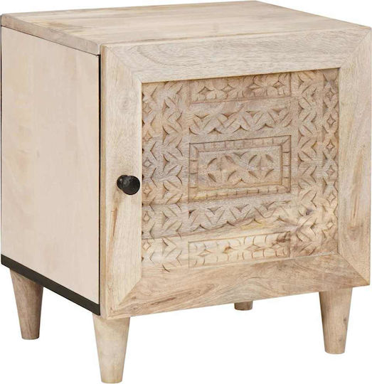 Bedside Tables Made of Solid Mango Wood 2 Pieces 40x33x46cm