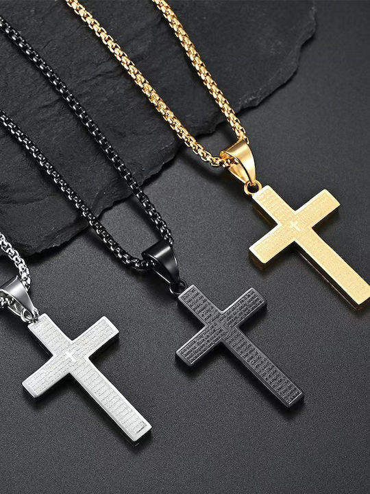 Legend Accessories Cross from Steel with Chain