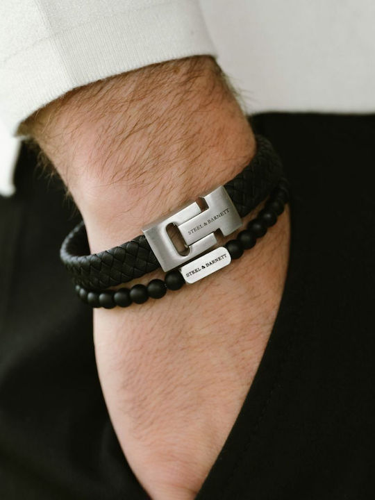 Steel & Barnett Herren Armband aus Stahl
