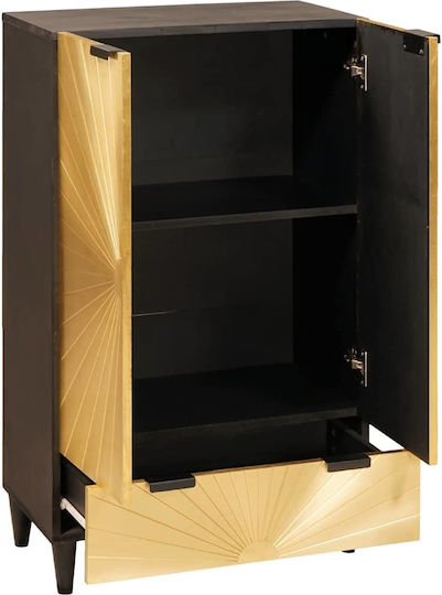 Μπουφές mit Schubladen Black, Gold 60x33.5x100cm