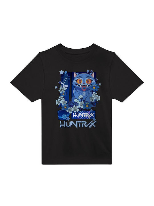 Παιδικό T-shirt Μαύρο Huntrix Derpy The Blue Tiger