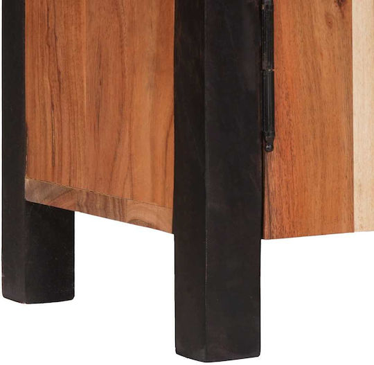 Μπουφές από Μασίφ Ξύλο Καφέ 70x30x75cm