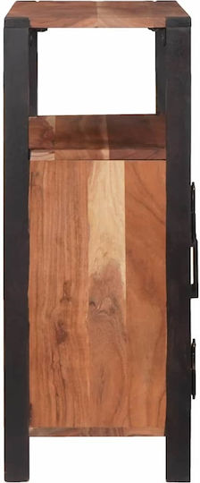 Μπουφές από Μασίφ Ξύλο Καφέ 70x30x75cm