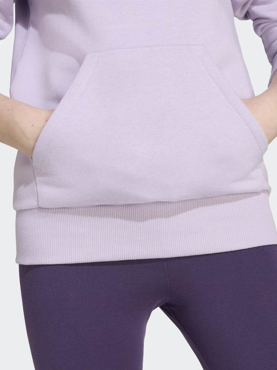 Hanorac Copii cu Glugă și Buzunare Violet Essentials