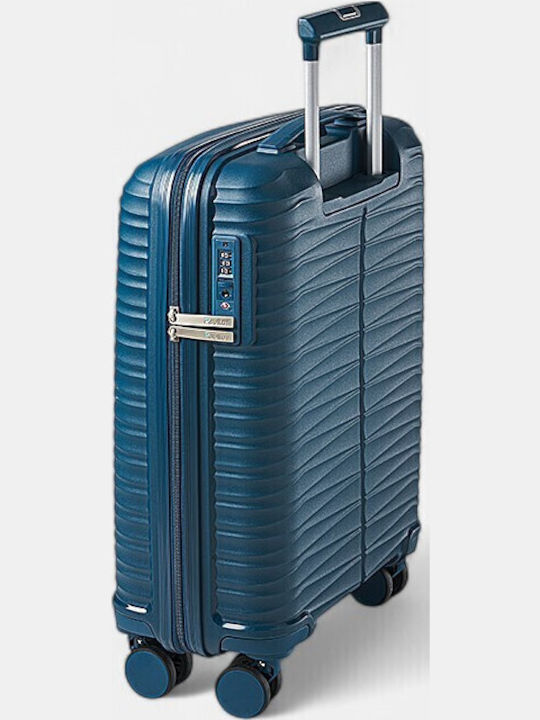 Paulter Valiză de Călătorie de Cabină Dura Albastră cu 4 Roți Înălțime 55cm
