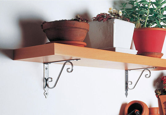 Bolis Italia Metallic Shelf Brackets Black 330x280mm 2023/3-33