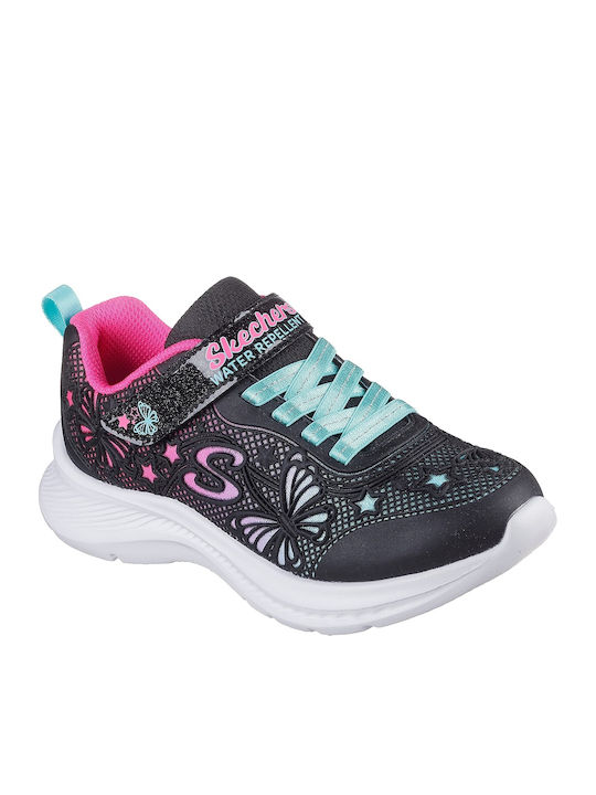 Jumpsters Kids Sneakers with Scratch Black