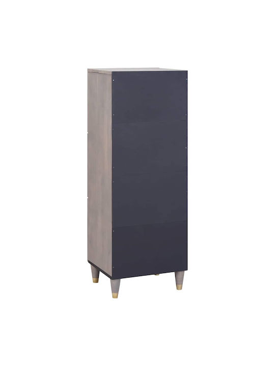 Cabinet Storage Solid Wood with 3 Drawers L40xW33.5xH110cm