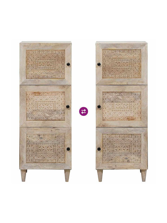 Cabinet Storage Solid Wood L40xW33xH110cm