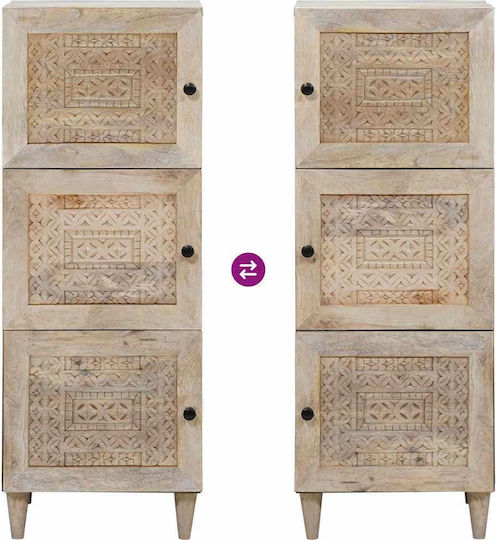 Cabinet Storage Solid Wood L40xW33xH110cm