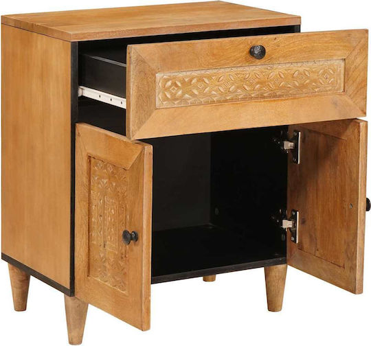 bedside table from Solid Mango Wood 50x33x60cm