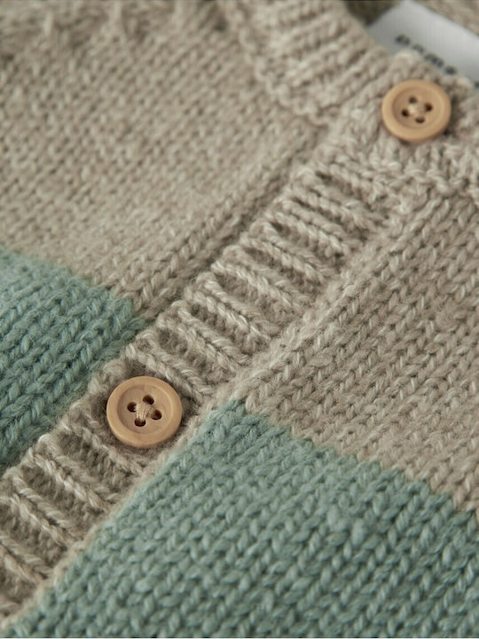 Kids Cardigan Cotton Green