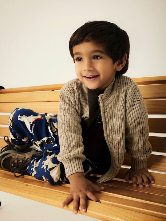 Kids Cardigan Knitted Beige
