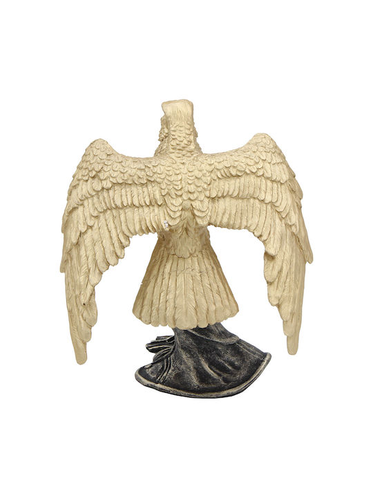 Decorative Polyresin 17.5x14x20 Eagle Bronze Gold Keskor 72315