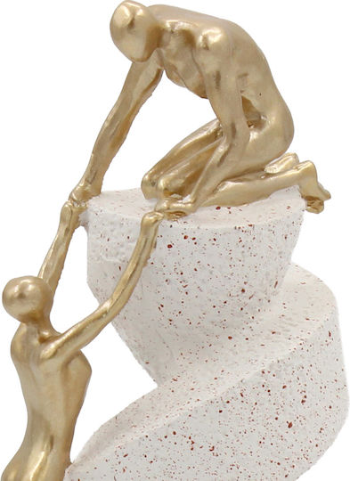 Keskor 72305 Polyresin Dekoration 10,5×26 cm Τσουλήθρα Εκρού Χρυσό Keskor 72305 Polyresin Dekoration 10,5×26 cm Τσουλήθρα Εκρού Χρυσό