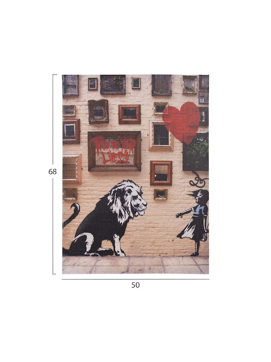 HomeMarkt Gobi Painting on Canvas 50x68cm