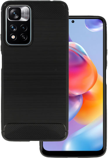 Back Cover Σιλικόνης Μαύρο (Redmi Note 11 Pro Plus)