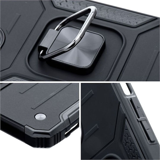 Nitro Umschlag Rückseite Kunststoff Magnetisch Schwarz (Galaxy S24)