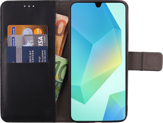Volte-Tel Book Piele artificială / Silicon Negru (Galaxy A17)