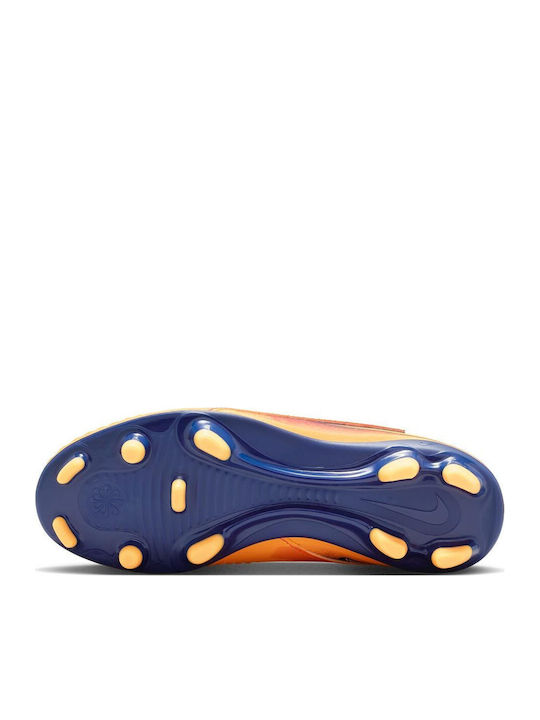 Phantom 6 Low Club "Erling Haaland" Kids Molded Soccer Shoes Laser Orange / Blue Void / Lemon Venom
