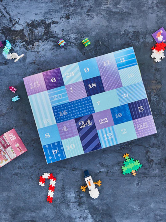 Plus Plus Advent Kalender Selbstgemacht Santa Claus und Nordlichter