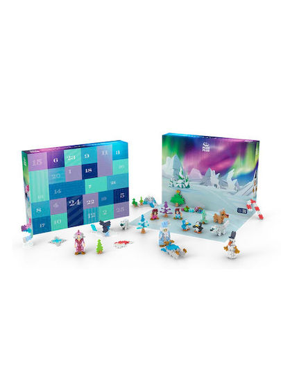 Plus Plus Plus-plus Construction Set Advent Calendar Santa Claus Northern Lights