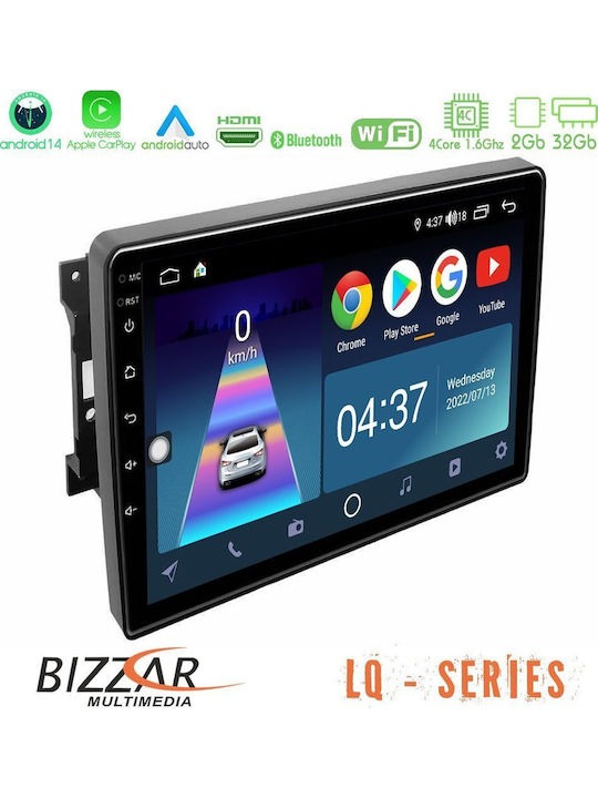 Bizzar Car Audio System for Jeep Commander / Compass / Grand Cherokee / Patriot Dodge Caliber Chrysler 300C / PT Cruiser 2005-2010 (Bluetooth/USB/WiFi/GPS/Apple-Carplay/Android-Auto) with Touch Screen 10"