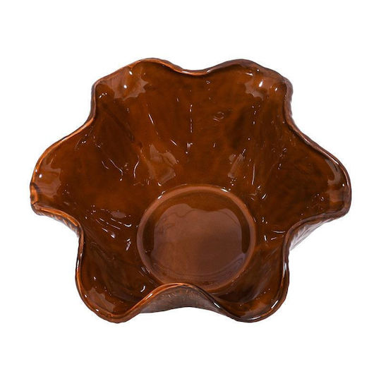 Fylliana Fl30009 Decorative Bowl Brown 20x10cm