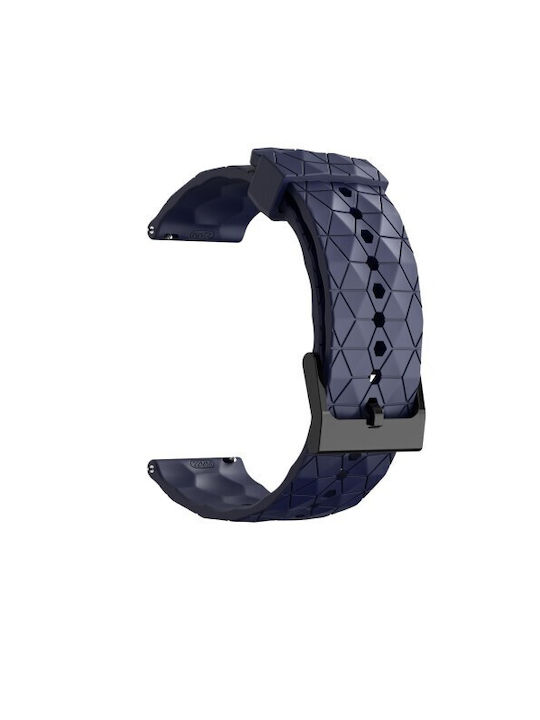 Rhombus Λουράκι Σιλικόνης Navy Blue (Huawei Watch 3 / Huawei Watch GT 2 Pro / Honor GS Pro)