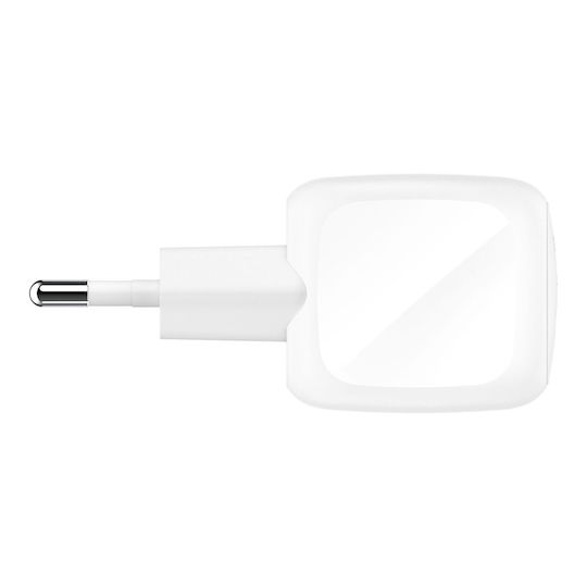 Belkin Φορτιστής με Θύρα USB-C και Καλώδιο USB-C 45W Power Delivery Λευκός (WCA013KQ1MWH-B6)