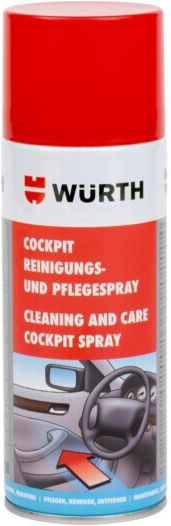 Wurth Dashboard Care Spray Cleaning Spray for Car Dashboard 600ml