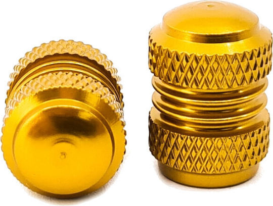 Keiti Car Tire Valve Caps Gold 4pcs