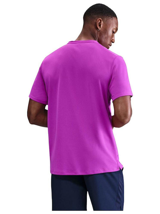 Nike Uv Miler Dri-Fit T-shirt Μωβ