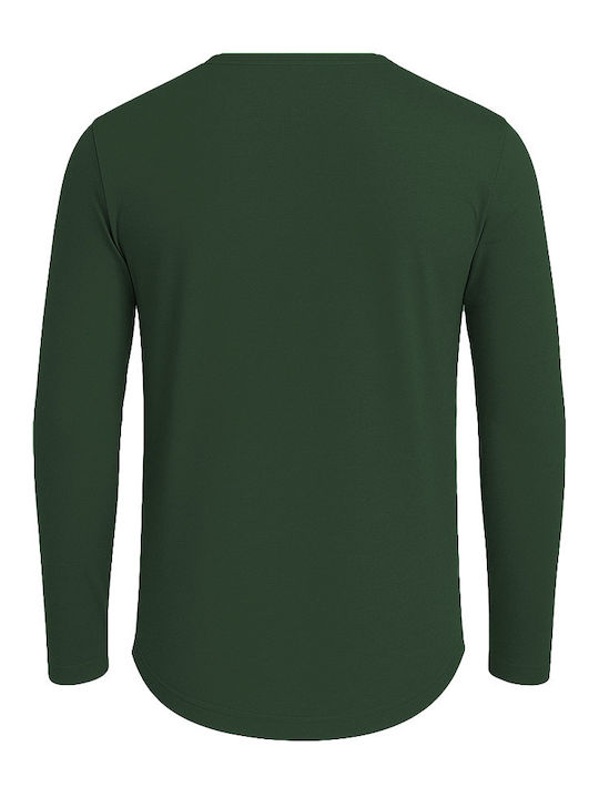 Langarmbluse Khaki
