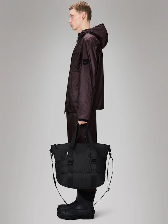 Puffer Mix Women's Bag Tote Handbag Black