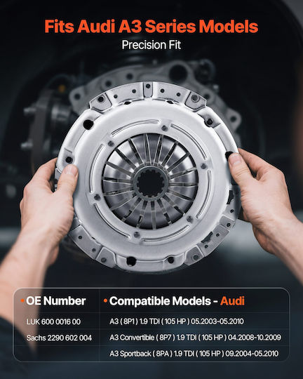 Vevor Σετ Συμπλέκτη για Audi A3 Mini Cabrio