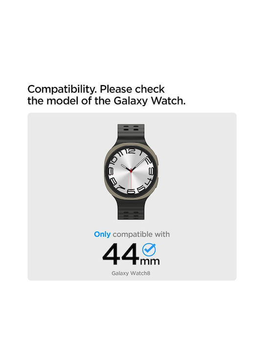 Spigen Bezel Tune Diver in Black color for Galaxy Watch 8 (44mm)