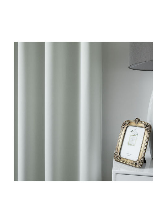 Beauty Home Blackout Curtain With Grommets Art 8400 Gray 140x270cm