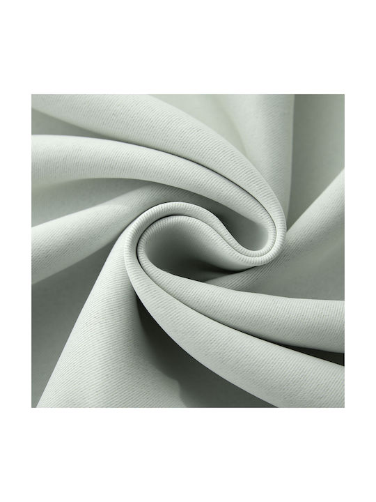 Beauty Home Blackout Curtain With Grommets Art 8400 Gray 140x270cm
