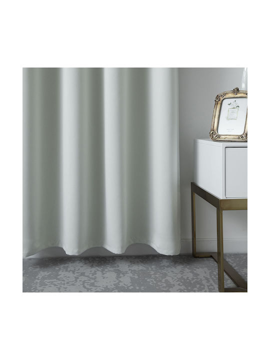 Beauty Home Blackout Curtain With Grommets Art 8400 Gray 140x270cm